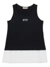 N°21 Logo-print Tank Top In Schwarz