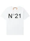 N°21 Logo-printed T-shirt In White