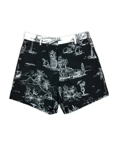 N°21 Logo Shorts In Black