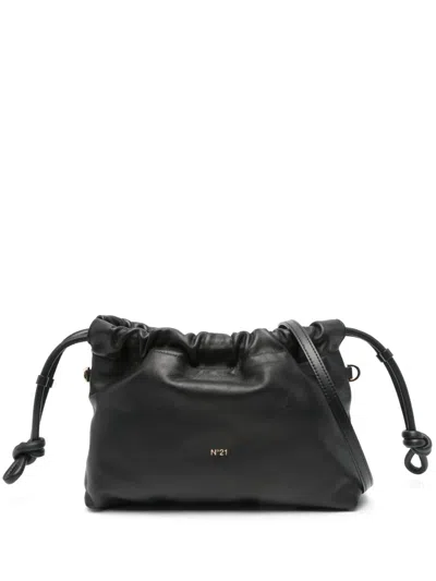 N°21 Logo-stamp Cross Body Bag In Black
