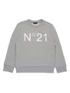 N°21 Logo Sweatshirt In Grey