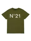N°21 Logo T-shirt In Green