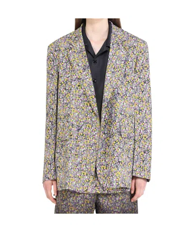 N°21 Long-sleeved Suit Coat In Multicolor