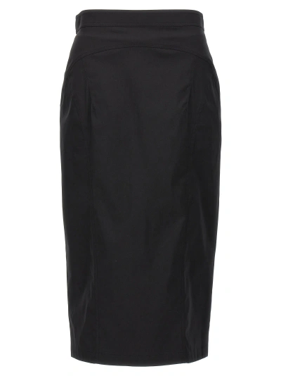 N°21 Longuette Skirt In Black