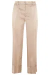N°21 Zipper Flanged Casual Pants