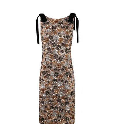 N°21 SEQUIN-EMBELLISHED MIDI DRESS