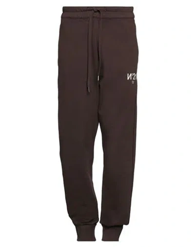 N°21 Man Pants Cocoa Size M Cotton In Brown