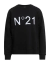 N°21 Man Sweatshirt Black Size Xxl Cotton