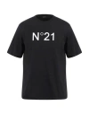 N°21 Man T-shirt Black Size Xl Cotton