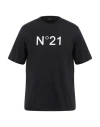 N°21 T-shirt N &deg; 21 T-shirt In Cotton Jersey With Logo In Black