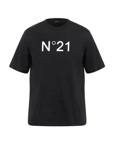 N°21 Man T-shirt Black Size Xl Cotton