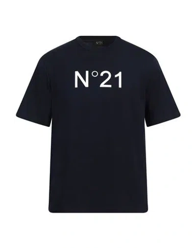 N°21 Man T-shirt Midnight Blue Size Xl Cotton