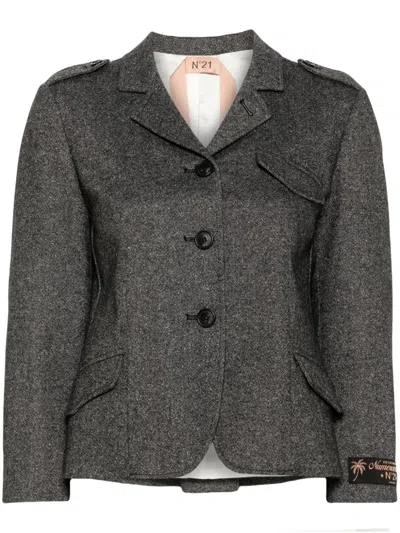 N°21 MÉLANGE-EFFECT JACKET