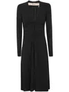 N°21 V-neck Maxi Dress In Black