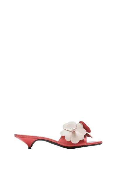 N°21 Mule With Flower Detail