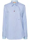 N°21 Classic Straight Shirt In Blue