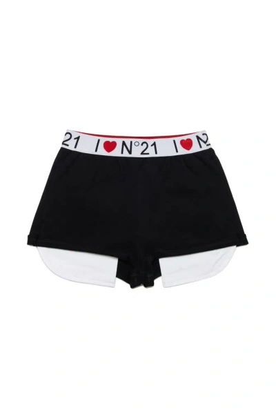 N°21 Short N° 21 Kids Color Black