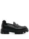 N°21 Loafers Black In Black