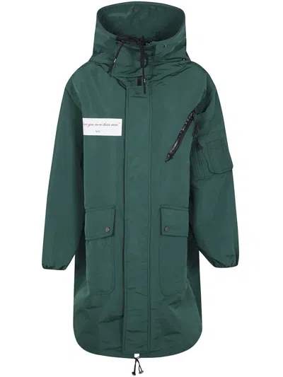 N°21 Polyester Sport Jacket In Green