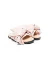 N°21 Twist-detail Padded Slides In Pink