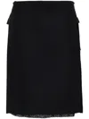 N°21 Lace-trim Midi Skirt In Multicolor
