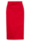 N°21 Satin Midi Skirt In Multicolor