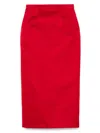 N°21 Satin Midi Skirt In Multicolor