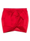 N°21 Wrap-detail Mini Skirt In Multicolor