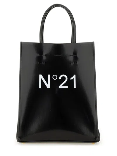 N°21 Small Shopper Bag In Black