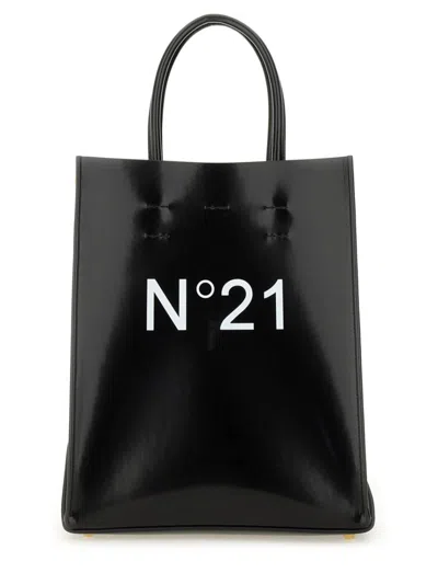 N°21 Small Shopper Bag In Black