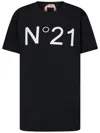 N°21 Woman T-shirt Black Size 4 Cotton