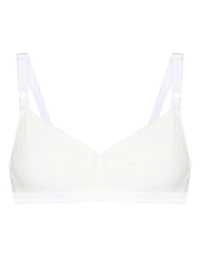 N°21 Scalloped-edges Bra In 白色