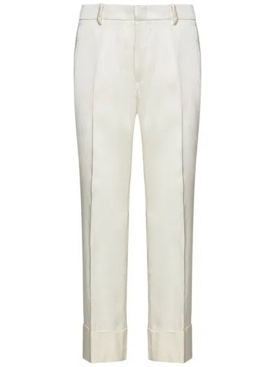 N°21 Trousers In White
