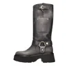 N°21 Boots In Grigio Neri E Grigi