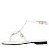 N°21 Flat Shoes White In Bianco Neutri