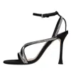 N°21 Woman Sandals Black Size 8 Textile Fibers In Nero Scuri