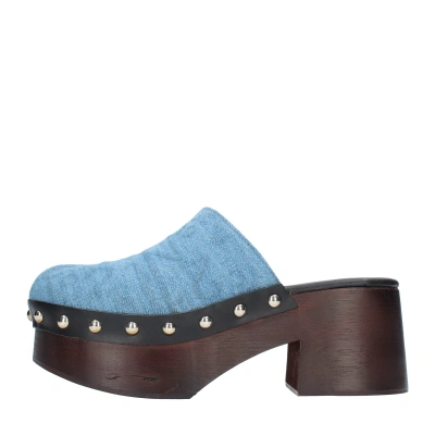 N°21 Sandals Blue In Blu Blu E Verdi