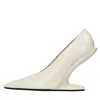 N°21 Sabot 60mm Leather Mules In Bianco Chiari E Naturali