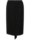 N°21 Ruffle-detail Pencil Skirt