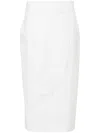 N°21 Woman Midi Skirt White Size 6 Silk