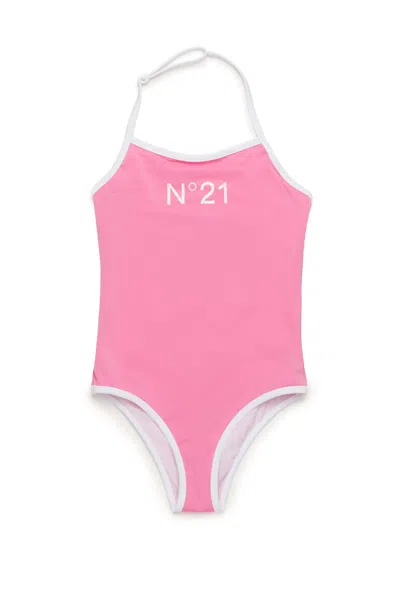 N°21 ONE-PIECE BRANDED SWIMSUIT
