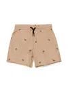 N°21 Palm Tree-print Swim Shorts In Neutrals