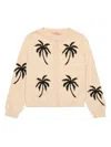 N°21 Palm Trees Cardigan In Neutrals