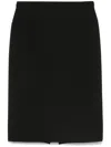 N°21 Panelled Mini Skirt In Black