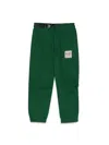 N°21 Pants With Logo Patch In Green