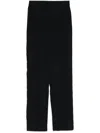 N°21 Pipe-trim Detailed Trousers In Black