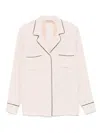 Shop N°21 Piped-trim Detail Shirt In Pink