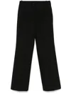 N°21 Pipe-trim Detailed Trousers In Black