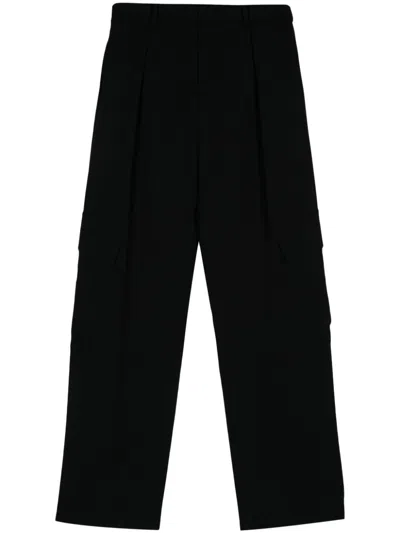 N°21 Pleated Trousers In Black