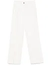 N°21 Twill-weave Trousers In White